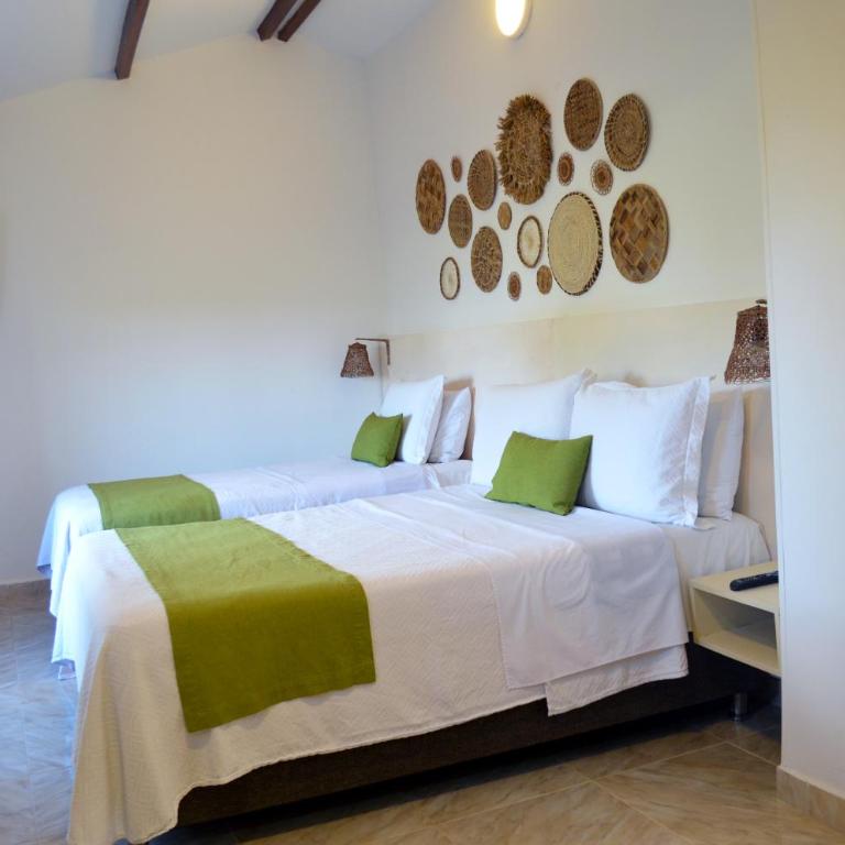 Aromarte Finca Hotel - Habitación Doble adaptada para personas con discapacidad - 2 camas - 13