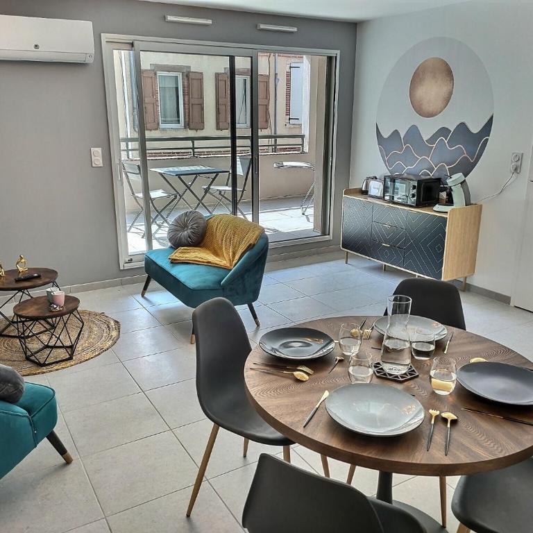 Le Fil d'Or - Terrasse, Box privé, Centre ville - Appartement 1 Chambre - 4