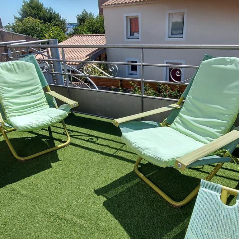 Chambre d'hôte Fleur de Potager - Chambre Triple avec Terrasse - 9