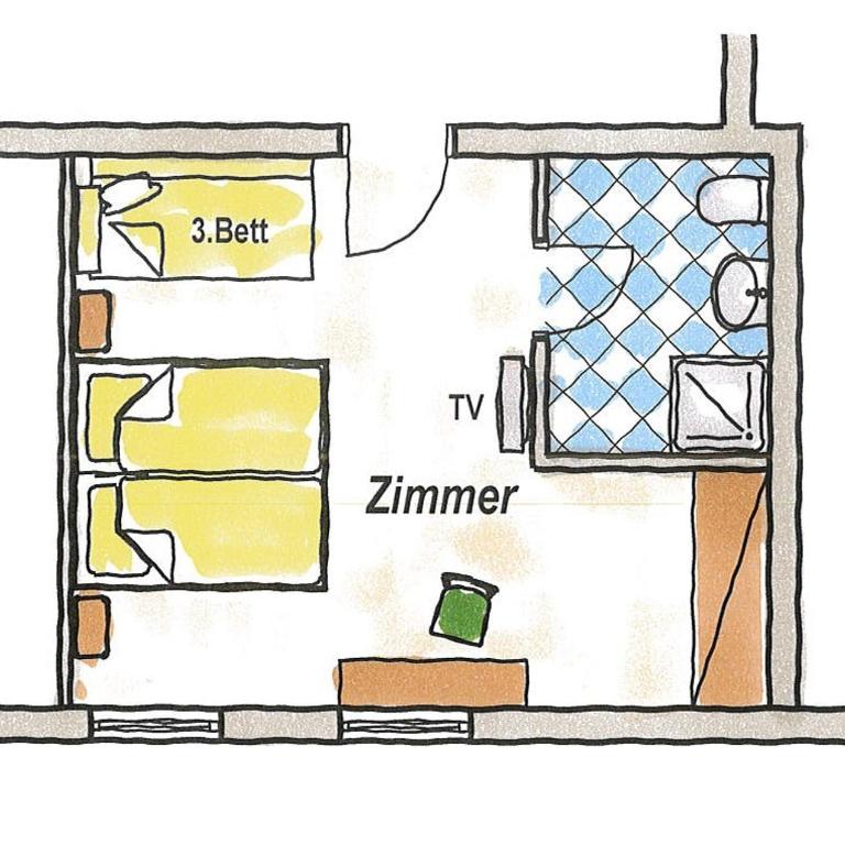 Hotel Alpenhof - Vierbettzimmer - 1