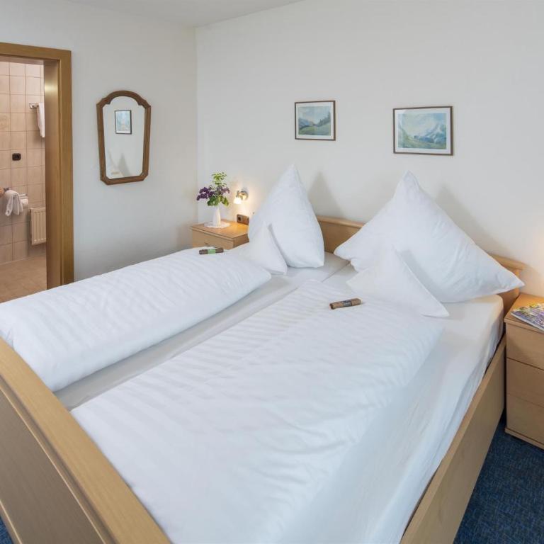 Landhaus Goldener Apfel - Doppelzimmer mit Gartenblick - 13