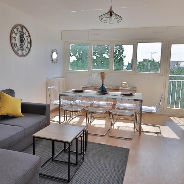 Spacieux appartement avec Balcons, 4 chambres, espace & confort, Centre Gare - Apartment - 1