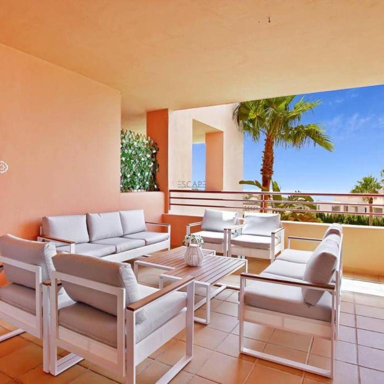 Estrella de Mar zeezicht en uitkijk op Gibraltar 40m2 terras incl zwembad Las Garzas Manilva - Apartamento de 2 dormitorios - 9