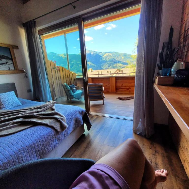 Casa de Fiemme - Doppelzimmer mit Bergblick - 2