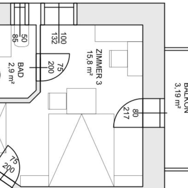 Pension Appartements Gabriele - Doppelzimmer mit Balkon - 5