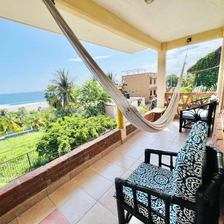 Ananda Guest House Yoga & Meditación - Habitación Cuádruple con vistas al mar - 19