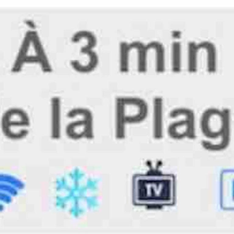 studio cosy et moderne au couchant situé 150m de la plage -avec PARKING GRATUIT PRIVE - 25m2 - climatisé - balcon - wifi gratuit - Apartment mit 1 Schlafzimmer - 7