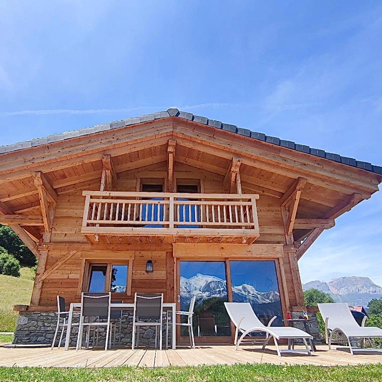 Chalet récent vue panoramique sur le MONT-BLANC - Chalet 3 Chambres - 5