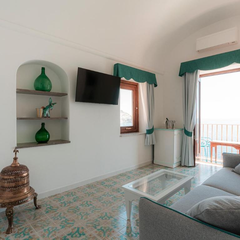 Villa Nettuno - Camera Deluxe Matrimoniale/Doppia con Letti Singoli con Vista Mare - 12