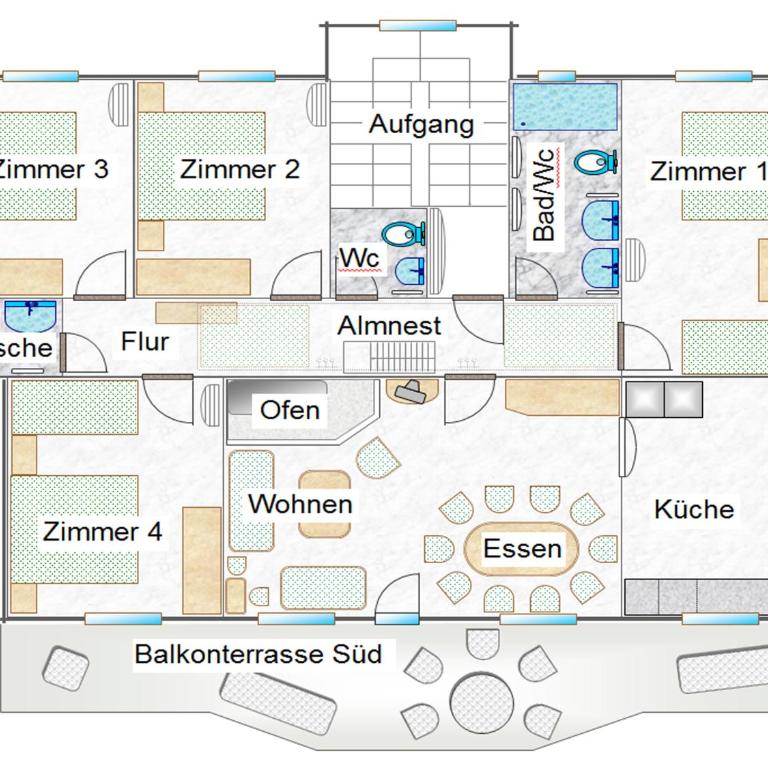 Appartement Bergrose - Apartment mit Dusche - 24