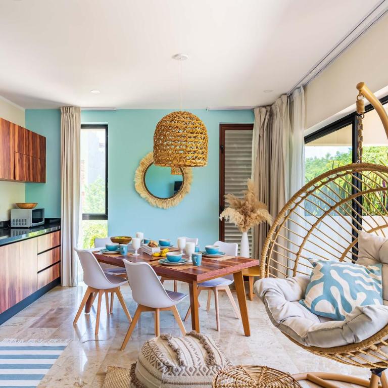Tulum PROMO 2BR with Rooftop Pool, Gym and FREE BIKES - Apartamento de 2 dormitorios - 3
