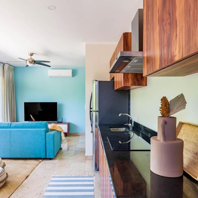 Tulum PROMO 2BR with Rooftop Pool, Gym and FREE BIKES - Apartamento de 2 dormitorios - 13