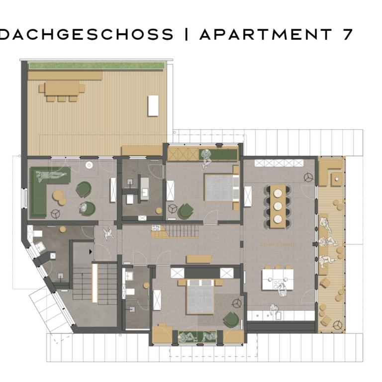 Goldbrunn - Apartment - auf 2 Etagen - 32