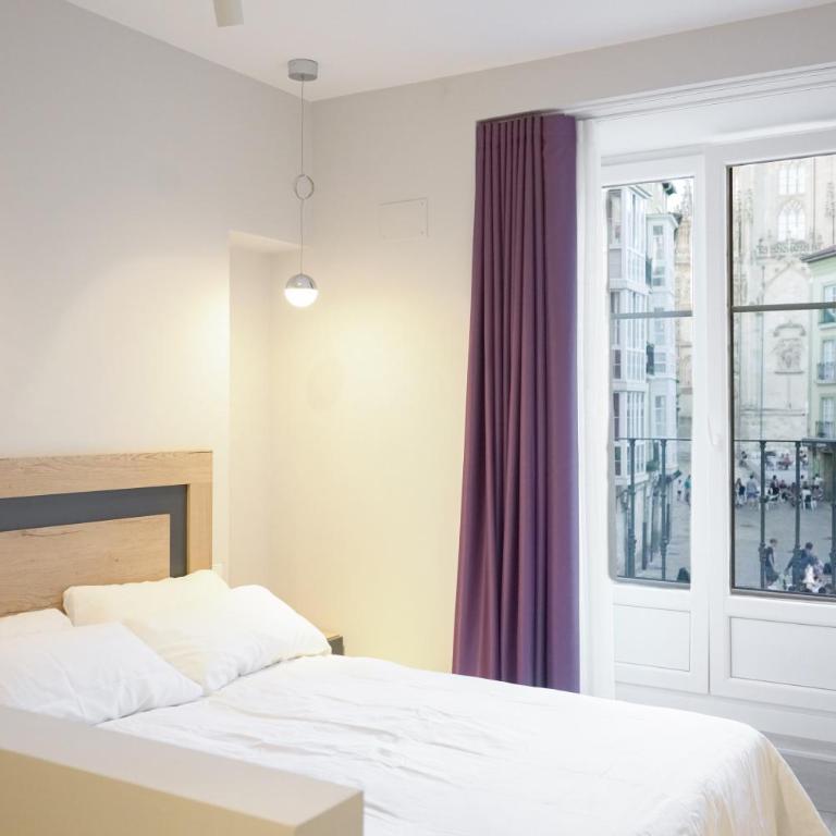 APARTAMENTOS LA FLORA BURGOS todos con aire acondicionado y ascensor - Estudio con balcón - 9