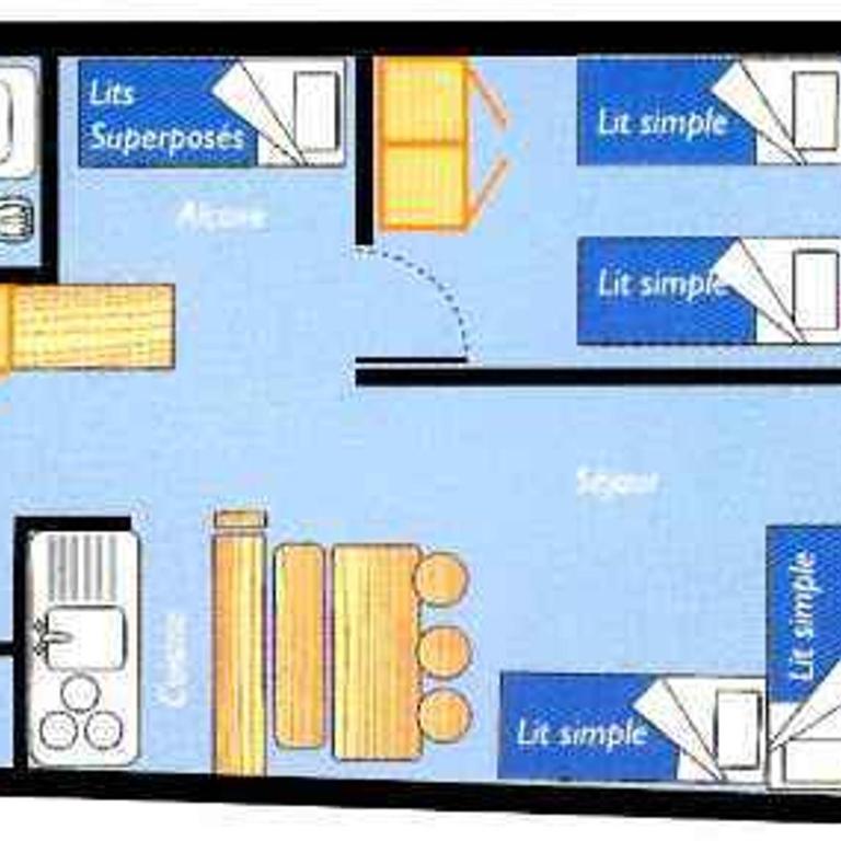 Arc 1800 : Apt 2 pièces 4 pers, balcon, animaux admis - FR-1-411-419 - Apartment (6 Erwachsene) - 3