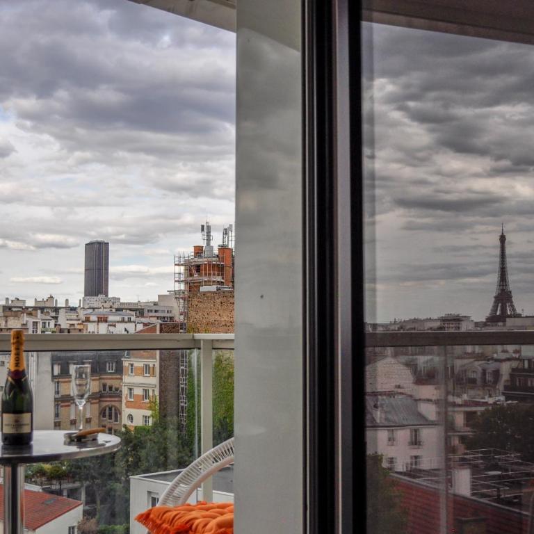 Vue exceptionnelle sur la tour Eiffel - Appartement 1 Chambre - 12