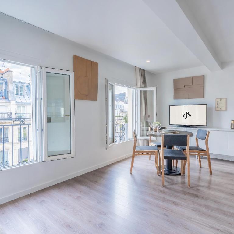 Yuna Les Halles - Serviced Apartments - Appartement 1 Chambre avec Balcon - Vue sur Ville - 38 m² - 13