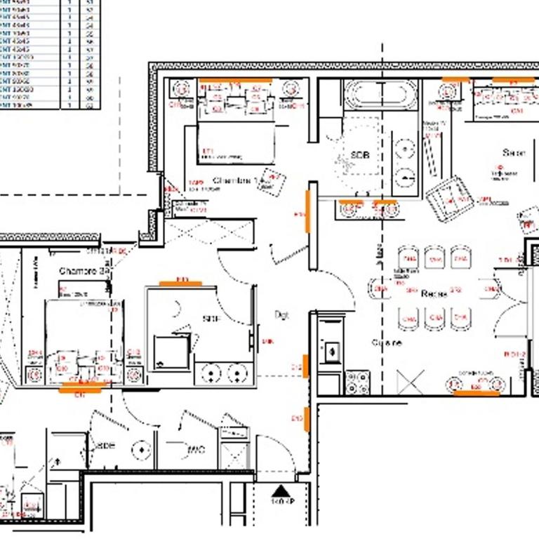 Appartement 4 pièces aux pistes avec parking et wifi - FR-1-562-35 - Appartement (6 Adultes) - 2