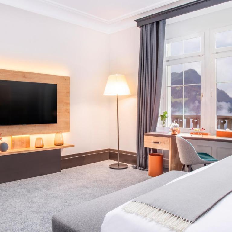 Villars Palace - Superior Doppel- oder Zweibettzimmer mit Bergblick - 4