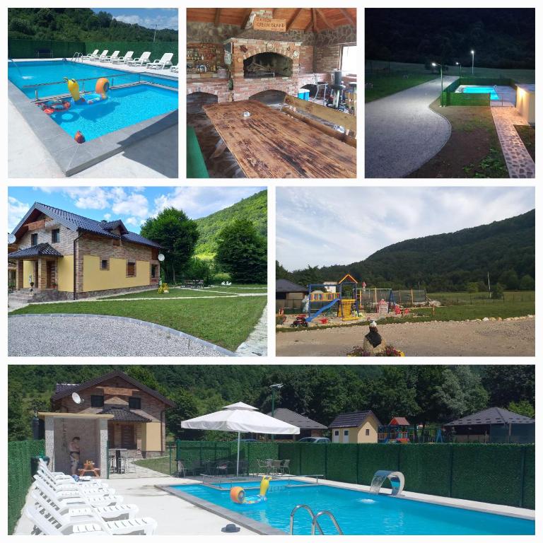 Vikendica, Bazen, Šedrvan, Rafting na Uni, Quad - Four-Bedroom House - 67