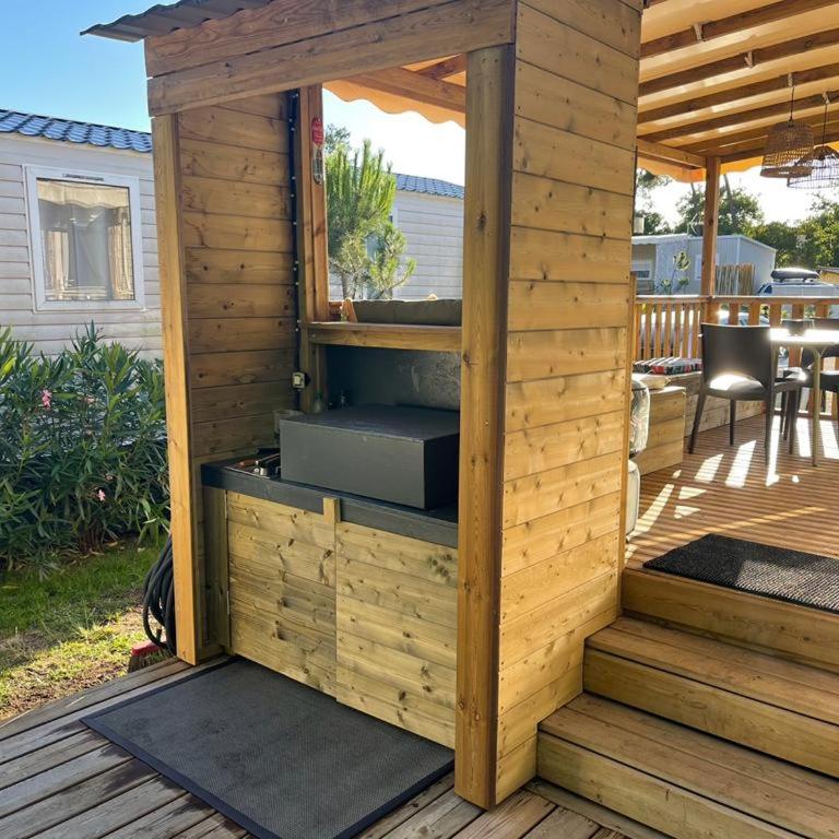 Mobil home paisible au Cap-Ferret - Camping les viviers "au bord du bassin" - Mobile Home - 3