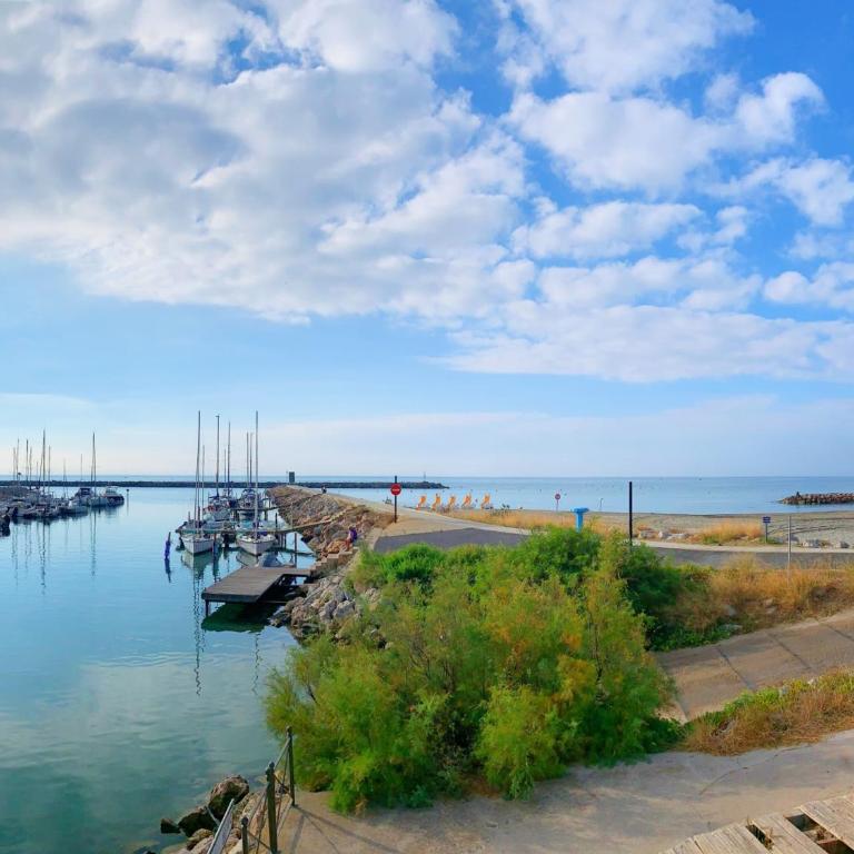 Studio cabine à Sète avec climatisation et parking, proche canal - FR-1-338-398 - Studio - 9