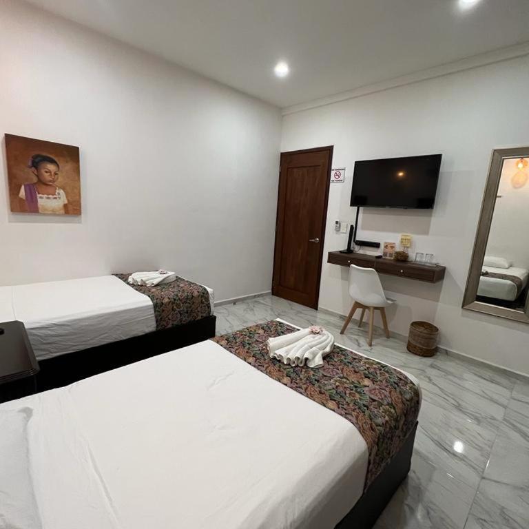 Hotel Ko'ox Wenne - Habitación Doble - 2 camas - 11