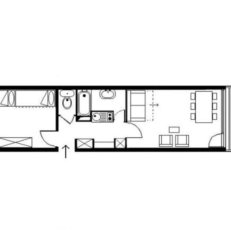 Appartement lumineux 2 Pièces - 5 pers - Balcon sud - FR-1-344-1016 - Apartamento - 14
