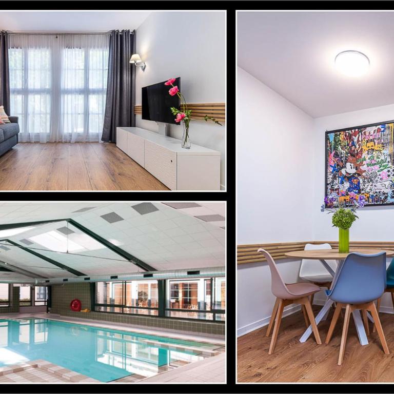 Disneyland Appartements familial avec piscine intérieur chauffé, parking gratuit A 5 minutes des parcs - Apartment mit 1 Schlafzimmer - 25