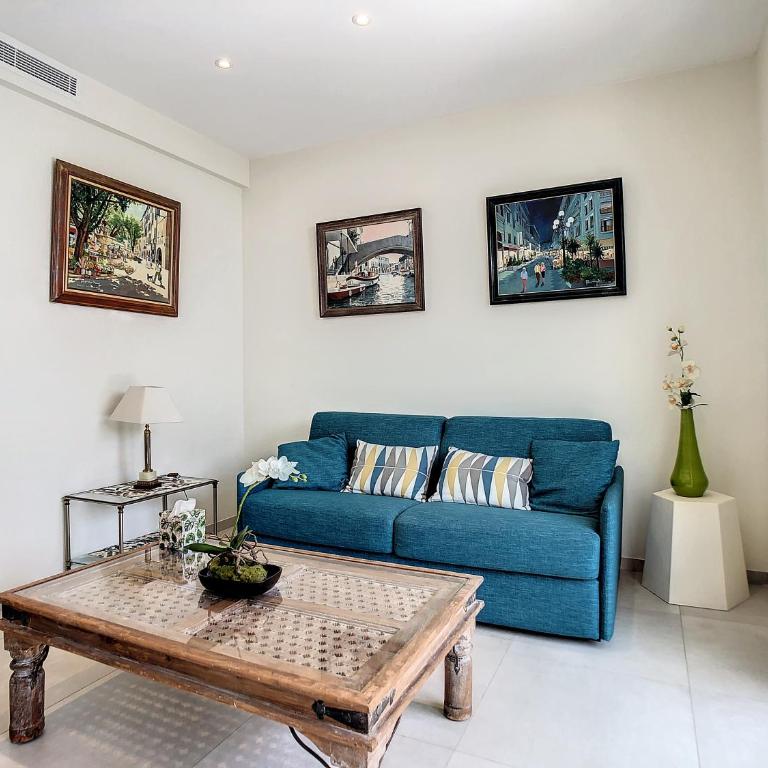 Beautiful 1 bedroom with garden on the Croisette 254 - Apartamento de 1 dormitorio - 3
