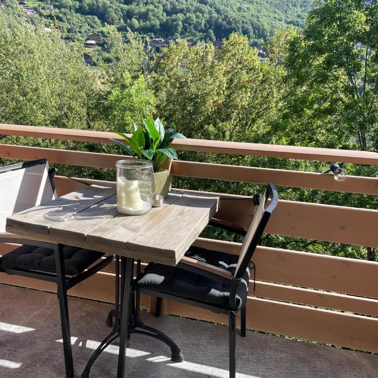 Clos du chapitre T2 - 2pers - Appartement 1 Chambre avec Balcon et Vue sur les Montagnes - 9