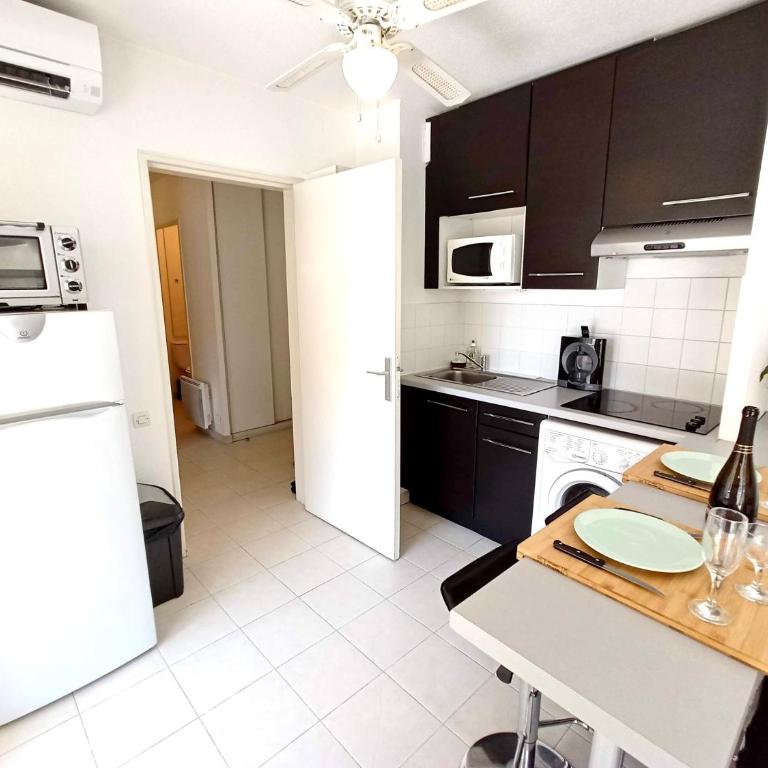 2P 42m² Terrasse / Piscine / Clim / Plage ! - Appartement 1 Chambre - 7