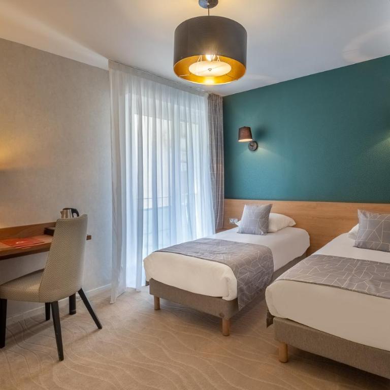 The Originals City, Hôtel Les Thermes de l'Avenue, Dax - Chambre Double Classique - Grand Lit Double - 3