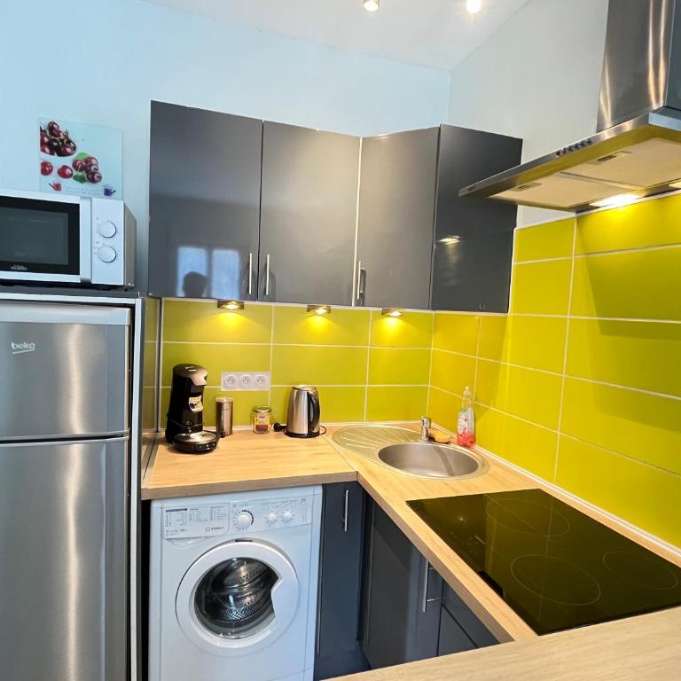 Esprit libre, Beau 2 pièces climatisé - Appartement 1 Chambre - 9