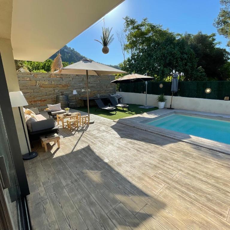 Villa au coeur des vignes avec jacuzzi privé - Villa 3 Chambres - 4