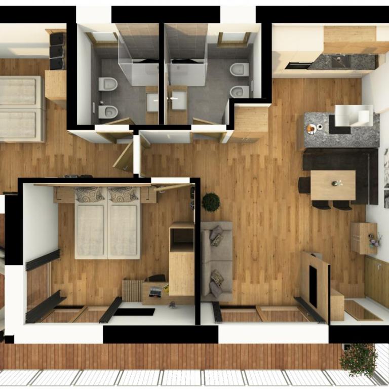 Luech da Perteut - Panorama and Wellness - Appartamento Superior - 38
