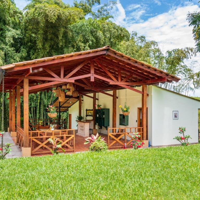 Agradable cabaña cafetera con jacuzzi a 12 min del centro de pereira - Chalet de 2 dormitorios - 14