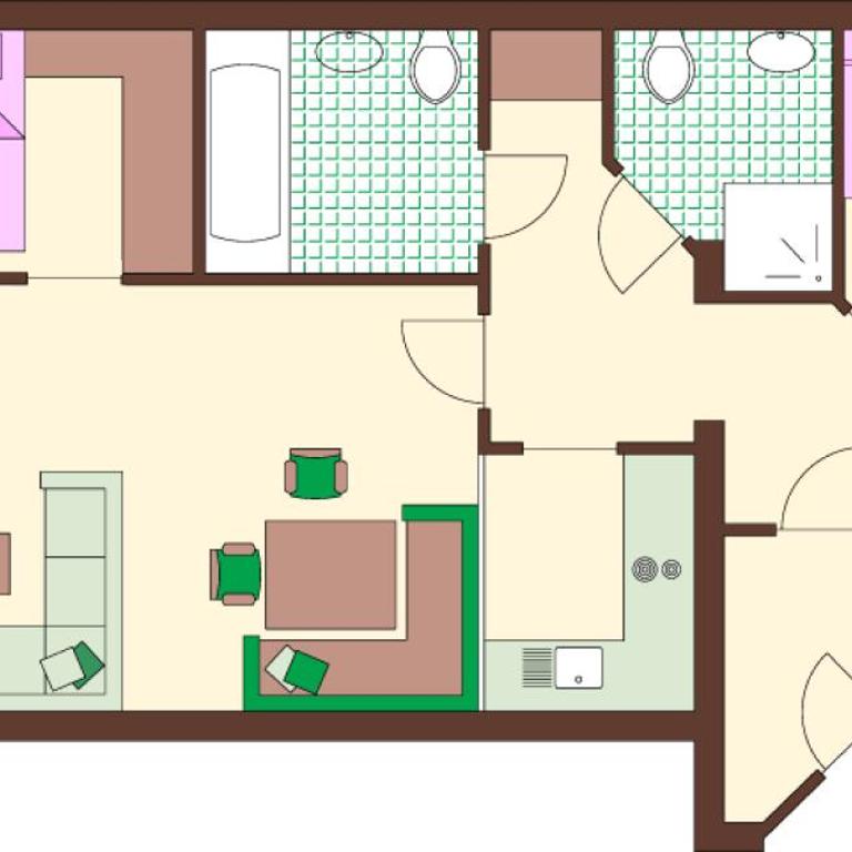 Ferienhaus Schiwiese mit freiem Eintritt in die Alpentherme & freie Nutzung der Gasteiner Bergbahnen im Sommer 2026 - Apartment mit 2 Schlafzimmern (4-6 Erwachsene) - 20