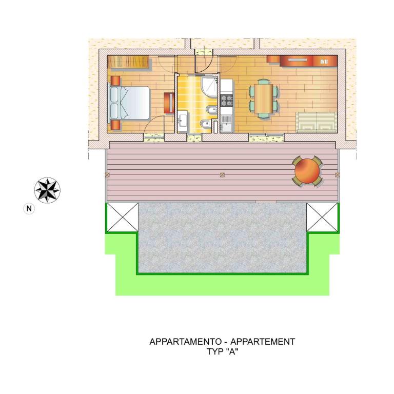 Appartements Wald Residence Bad Kleinkirchheim - Apartment mit 1 Schlafzimmer - 9