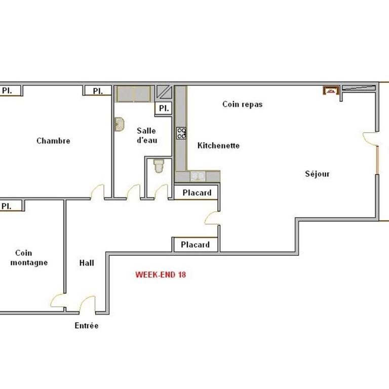 Appartement montagnard avec cheminée, animaux admis, proche pistes - FR-1-304-78 - Apartamento (4 adultos) - 2