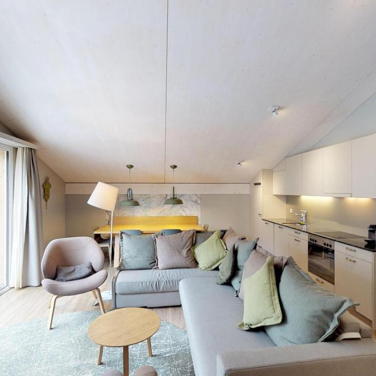 Reka-Feriendorf Zinal - Modern Three-Bedroom Apartment with Panoramic View - 7