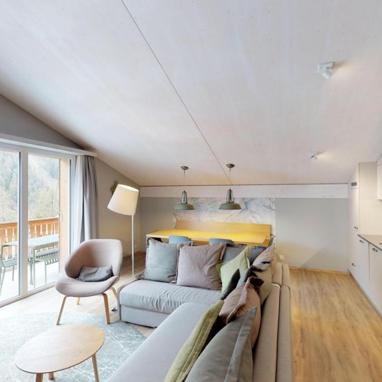 Reka-Feriendorf Zinal - Modern Three-Bedroom Apartment with Panoramic View - 5