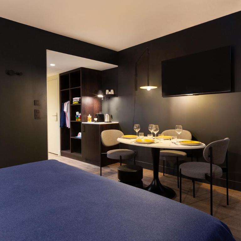 Appartements RockyPop Grenoble - Studio Communicant - 1