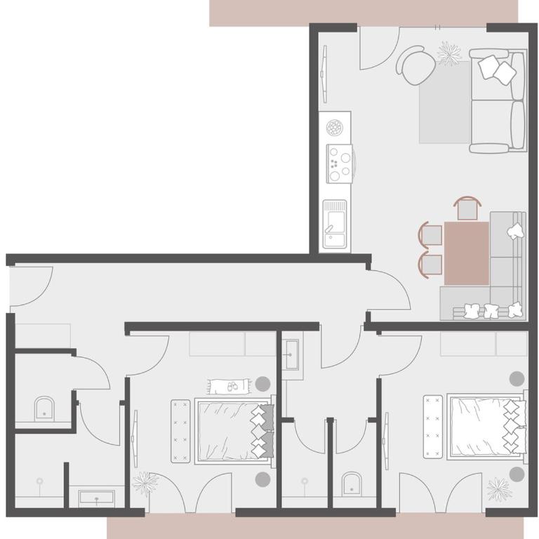Wieshofgut - Apartment mit 2 Schlafzimmern - 5