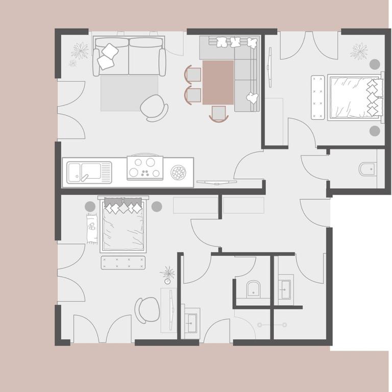 Wieshofgut - Apartment mit 2 Schlafzimmern - 5