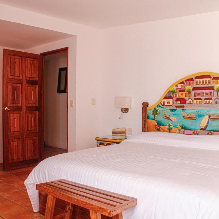 Hotel Rosa Mexicano - Habitación Deluxe con cama extragrande - 10