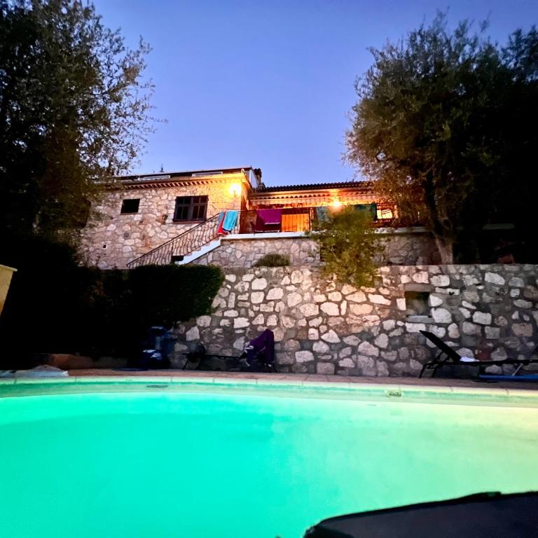 Entre Nice et Monaco grande Villa avec piscine privée 12 personnes - Villa - 22