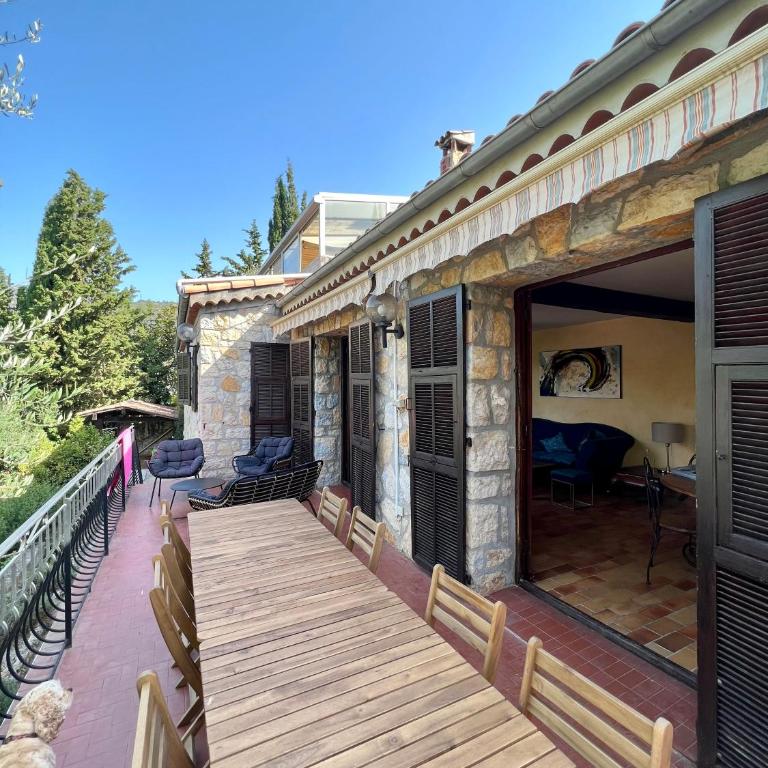 Entre Nice et Monaco grande Villa avec piscine privée 12 personnes - Villa - 27