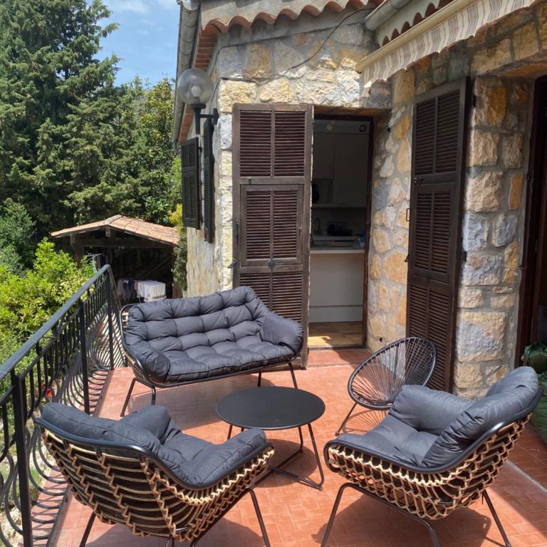 Entre Nice et Monaco grande Villa avec piscine privée 12 personnes - Villa - 32