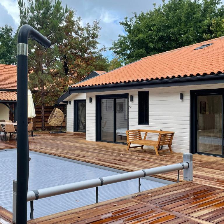 Cap Ferret - Villa Sérénité - piscine, proche Océan et Bassin, classée 4 étoiles Meublé de tourisme - Villa - 35